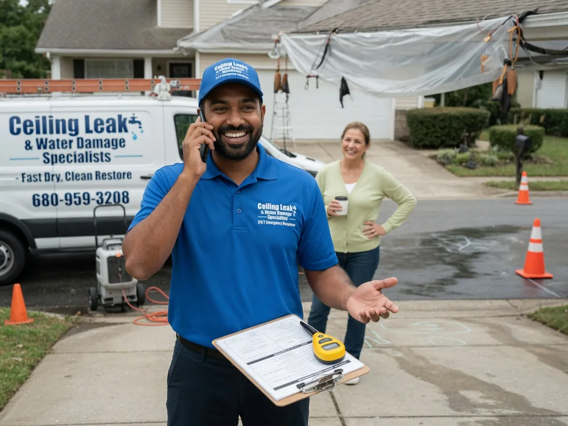 Ceiling Leak Cleanup Medanales, NM FAQs